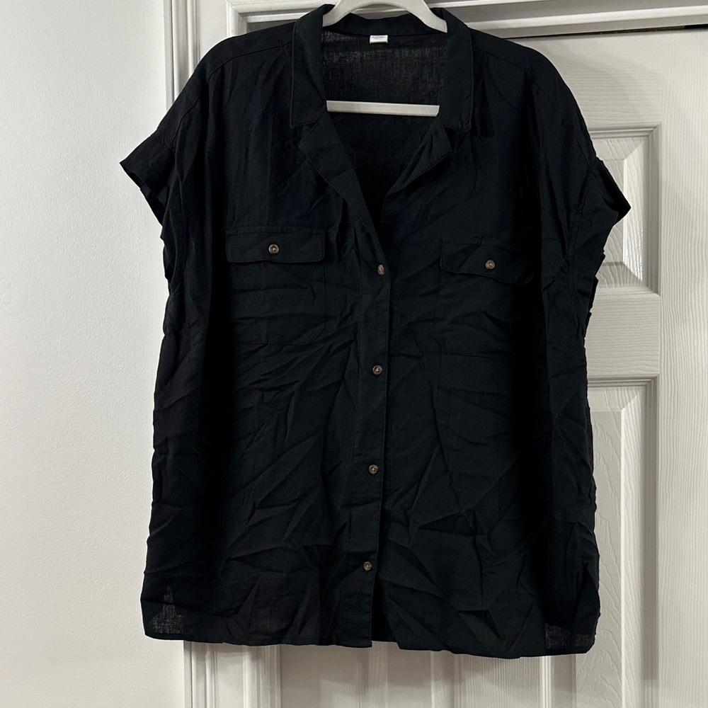 Old Navy Linen Blouse